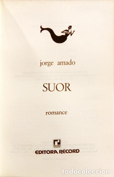 Libros: AMADO. (Jorge) - SUOR. - Foto 2