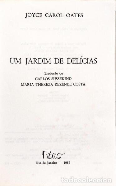 Libros: OATES. (Joyce Carol) - UM JARDIM DE DEL&Iacute;CIAS. - Foto 2