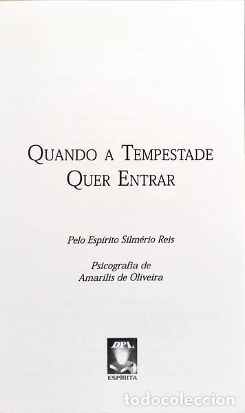 Libros: REIS. (Silm&eacute;rio) - QUANDO A TEMPESTADE QUER ENTRAR. - Foto 2