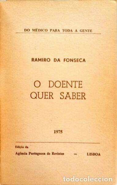 Libros: FONSECA. (Ramiro da) - O DOENTE QUER SABER. - Foto 2