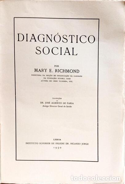 Libros: RICHMOND. (Mary Ellen) - DIAGN&Oacute;STICO SOCIAL. - Foto 2