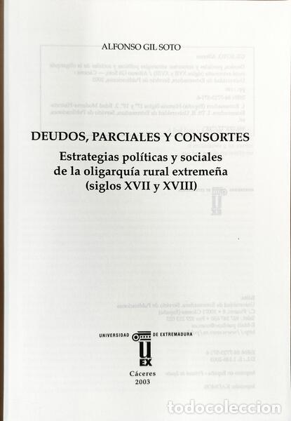 Libros: SOTO. (Afonso Gil) - DEUDOS, PARCALES Y CONSORTES. - Foto 2