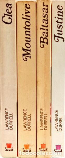 Libros: DURRELL. (Lawrence) - QUARTETO DE ALEXANDRIA. [4 VOLS.] - Foto 2