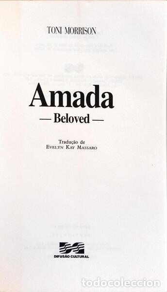 Libros: MORRISON. (Toni) - AMADA, BELOVED. - Foto 2