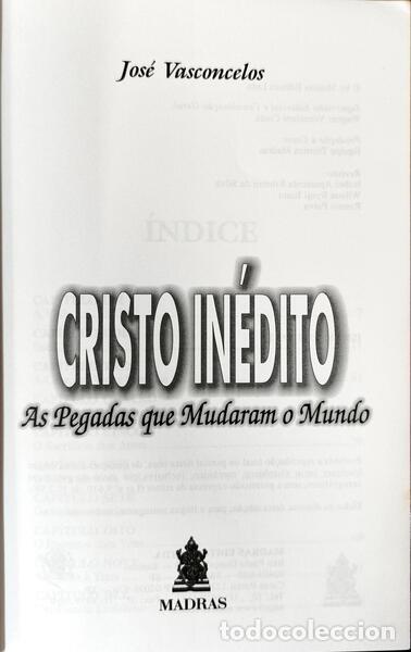 Libros: VASCONCELOS. (Jos&eacute;) - CRISTO IN&Eacute;DITO. - Foto 2
