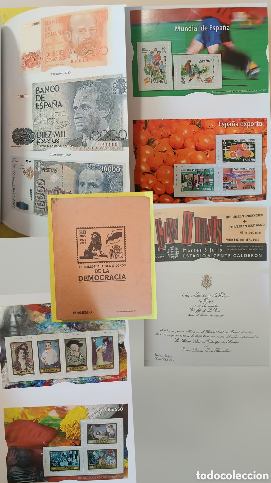 Libros: Los sellos billetes e iconos de la democracia - Foto 1