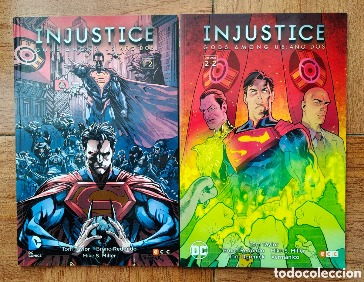 Libri di seconda mano: Injustice Gods Among Us: A&ntilde;o Dos � 2 Vol&uacute;menes � Completa � ECC - Tom Taylor / Bruno Redondo