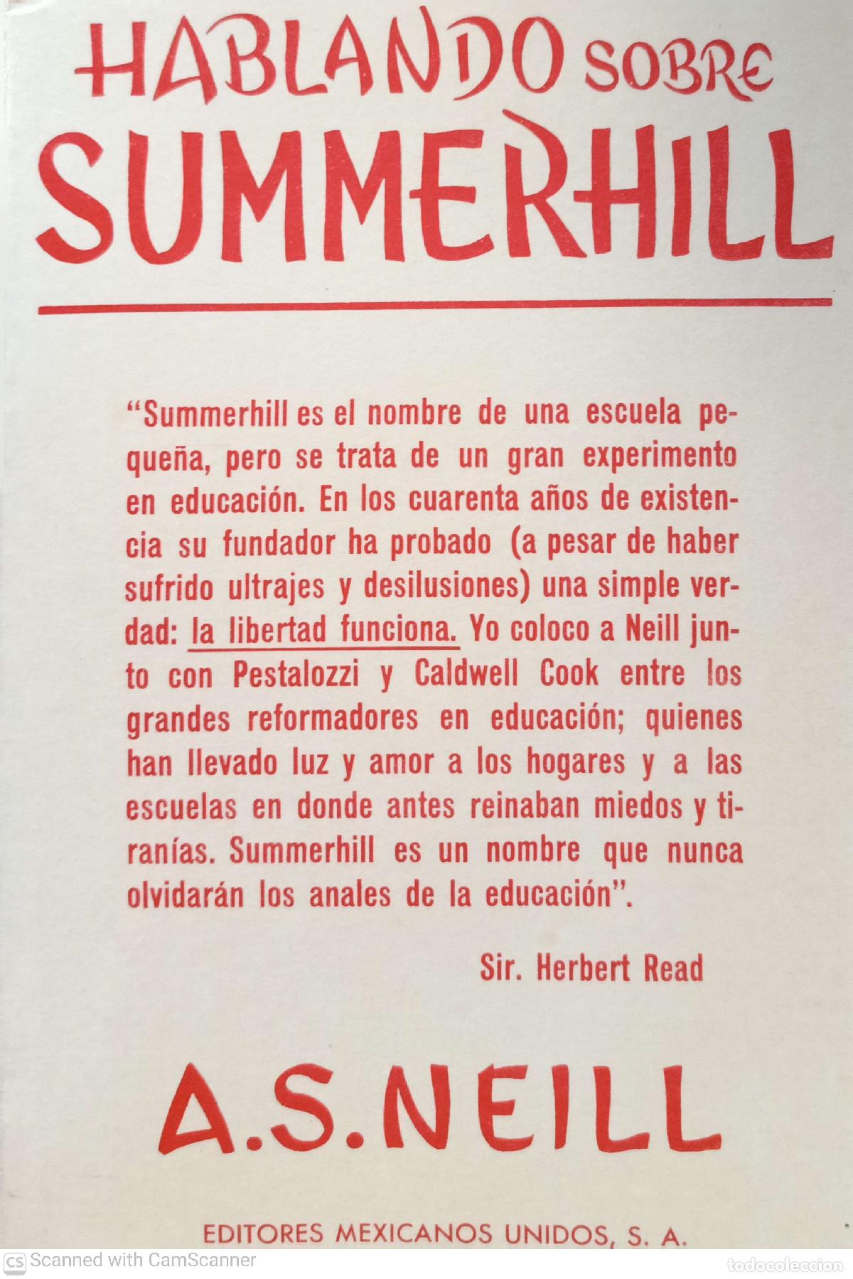 Libros: Hablando sobre Summerhill - A.S. Neill - Foto 1