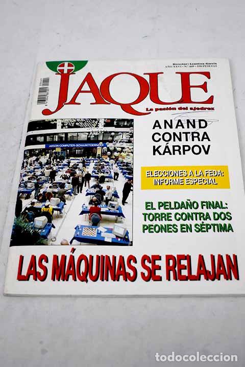Libros: Jaque: la pasion del ajedrez. N&ordm; 449