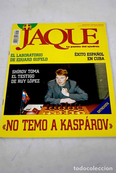 Libros: Jaque: la pasion del ajedrez. N&ordm; 475