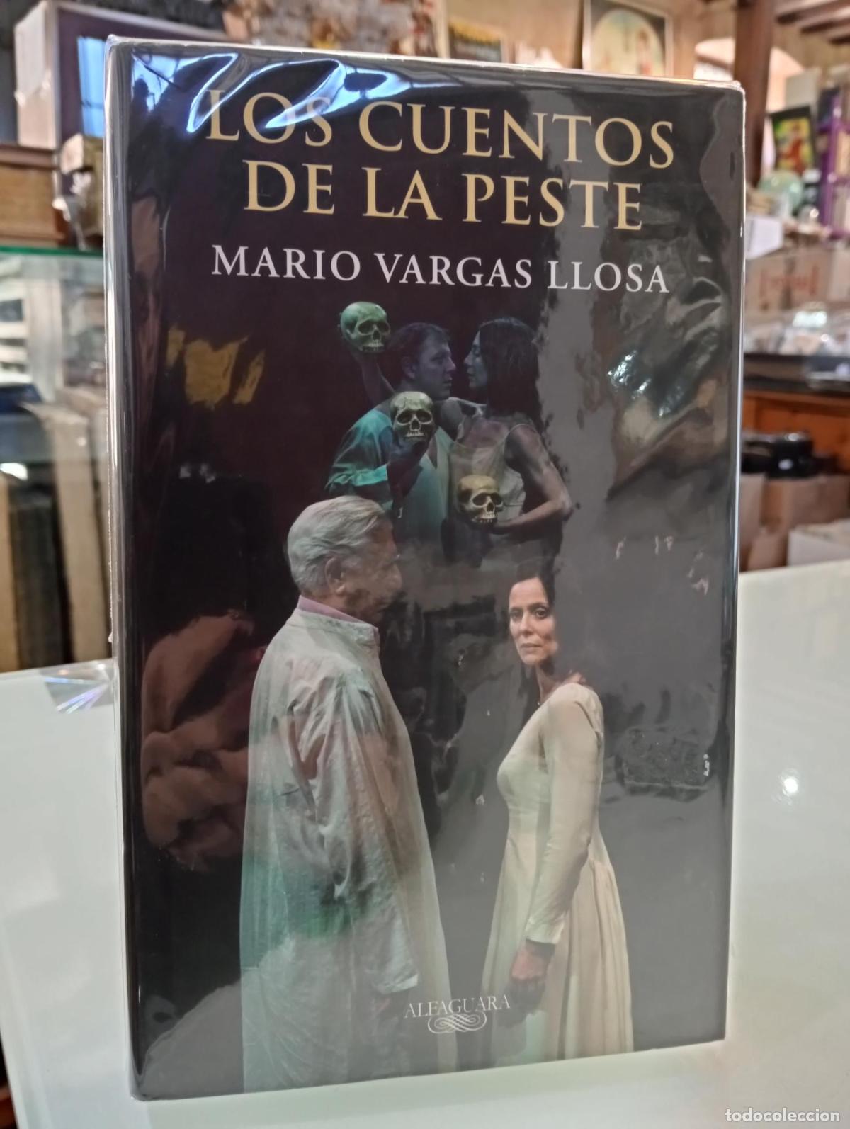 Libros: Los cuentos de la peste [Dedicado] - Vargas Llosa, Mario