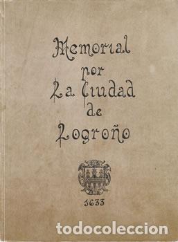 Libros: Memorial por la ciudad de Logro&ntilde;o - Don Fernando Alvia de Castro