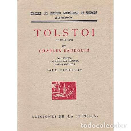 Libros: Tolstoi, educador - Baudouin, Charles - Foto 1