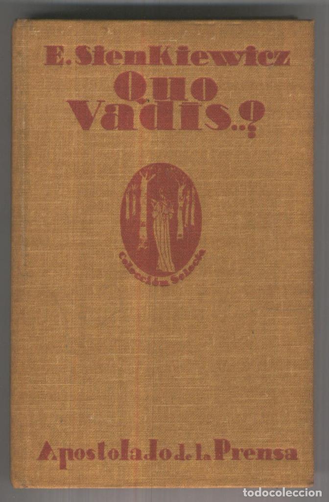 books: Quo Vadis - Enrique Sienkiewcz