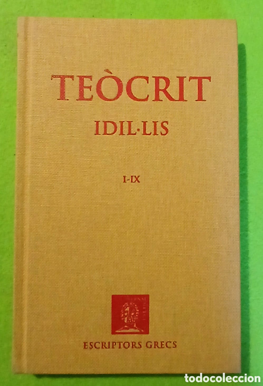 Libros: Te&ograve;crit idil&bull;lis, I-IX - Foto 1