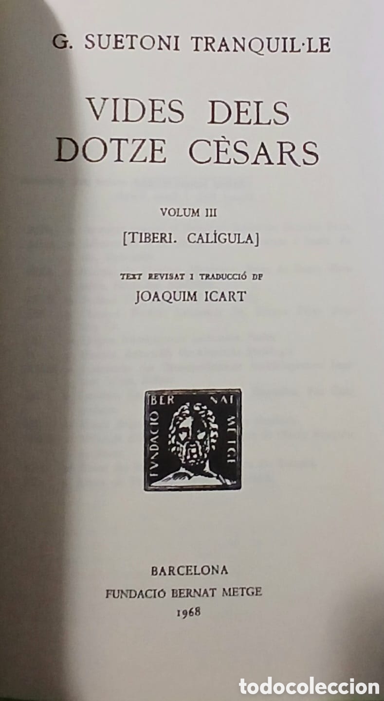 Libros: Suetoni Tiberi &bull; Caligula - Foto 2