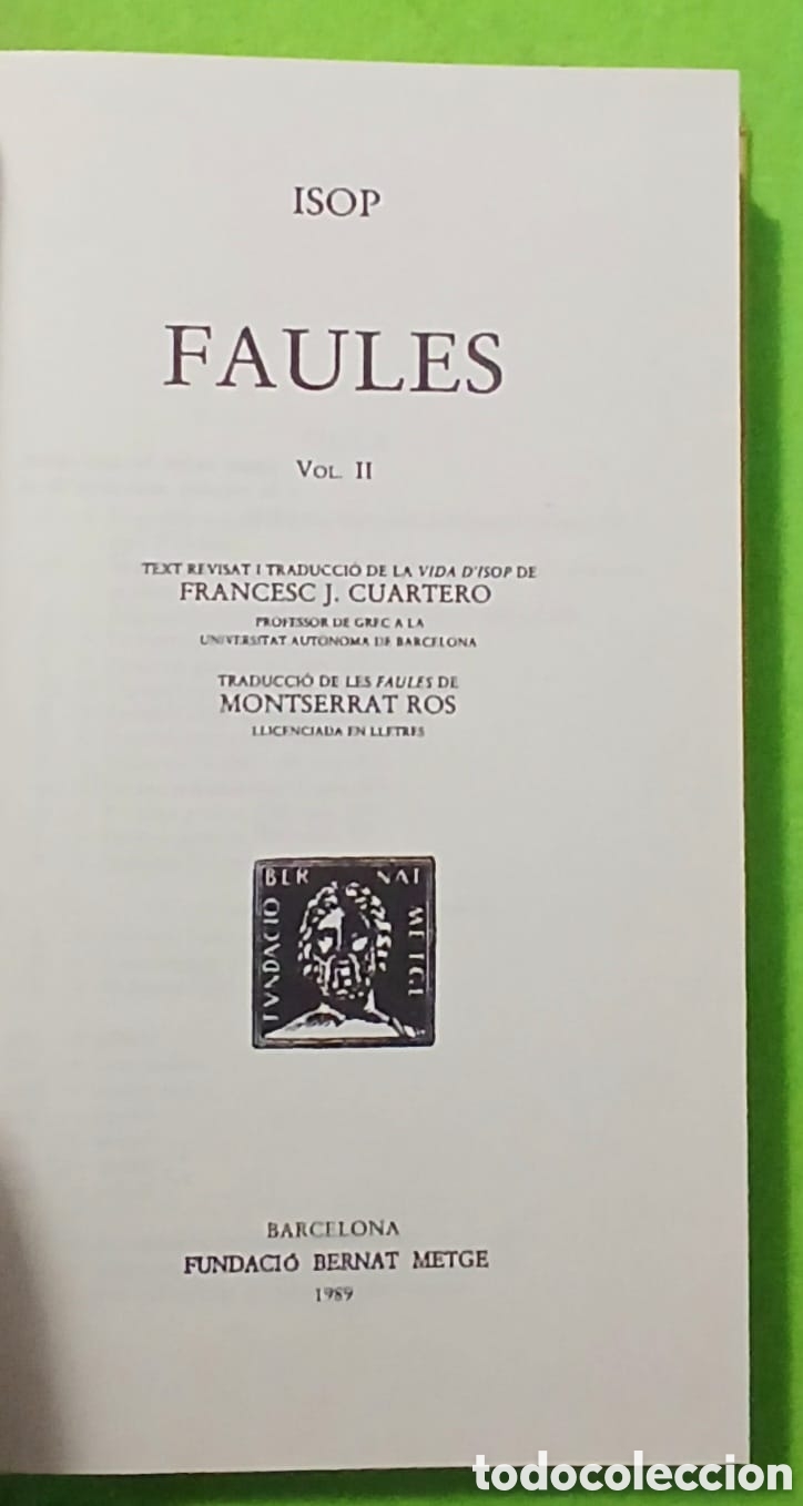 Libros: Isop Faules vol. II..... - Foto 2