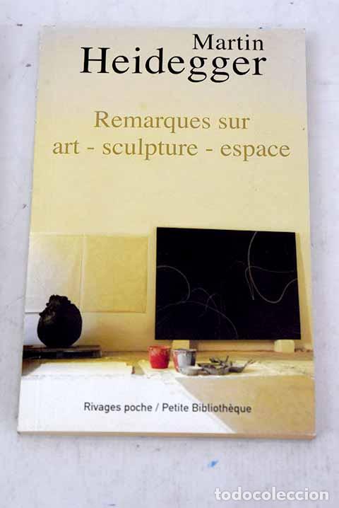 Libros: Remarques sur art, sculpture, espace.- Heidegger, Martin - Foto 1