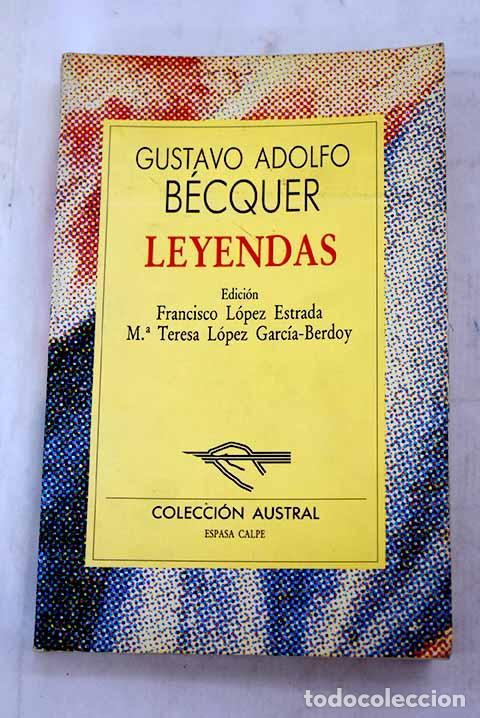 Libros: Leyendas: B&eacute;cquer, Gustavo Adolfo.- B&eacute;cquer, Gustavo Adolfo - Foto 1