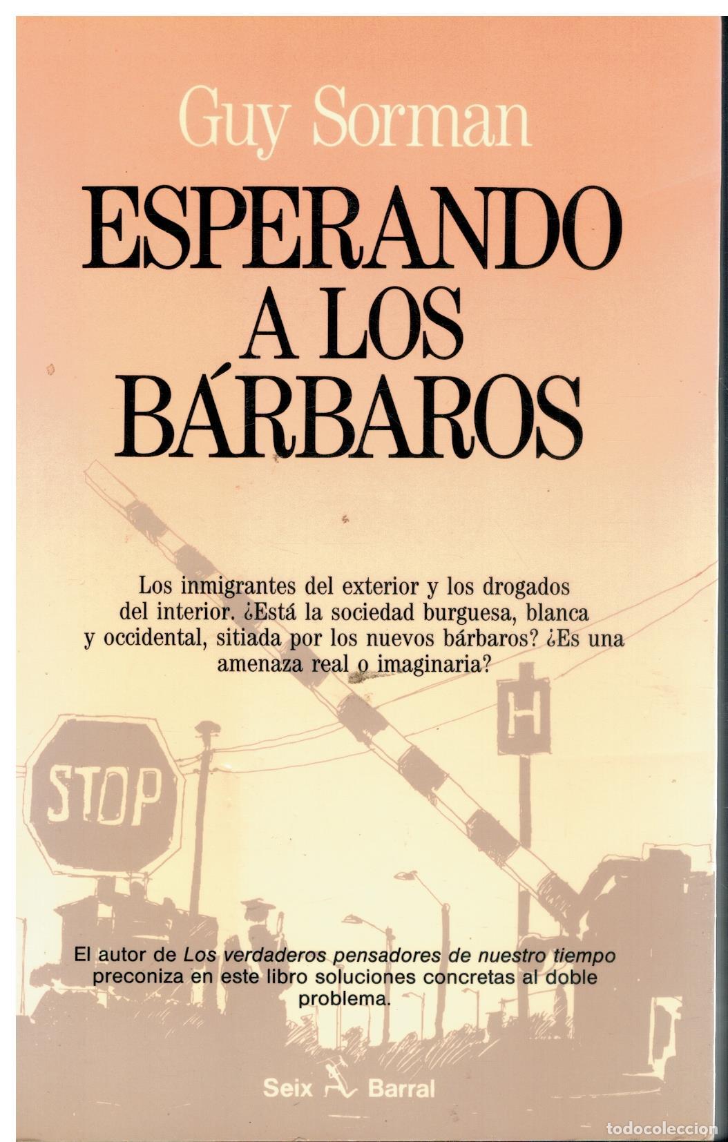 Libros: ESPERANDO A LOS B&Aacute;RBAROS. - Foto 1