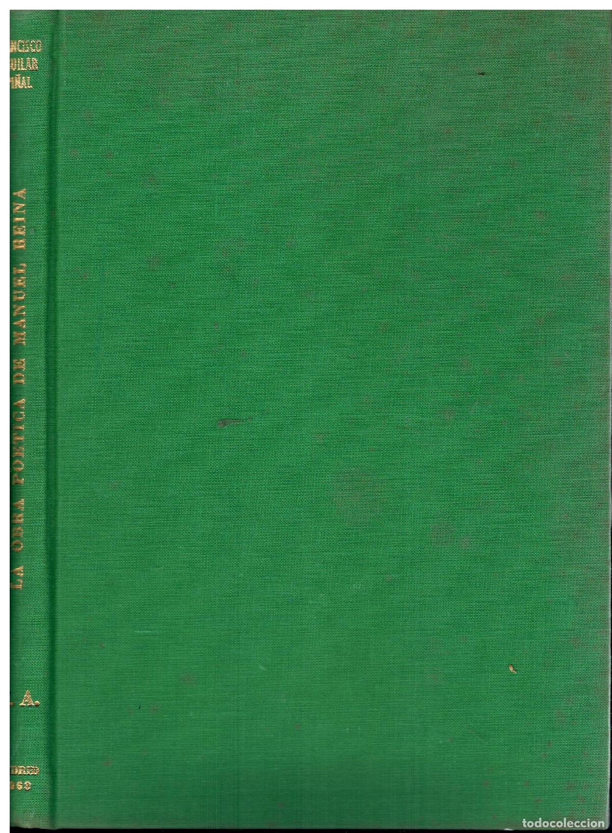Libros: LA OBRA PO&Eacute;TICA DE MANUEL REINA. - Foto 1