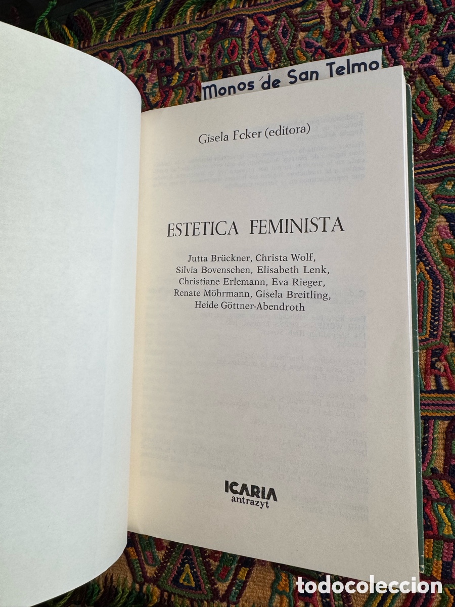 Libros: Gisela Ecker Est&eacute;tica feminista - Foto 4