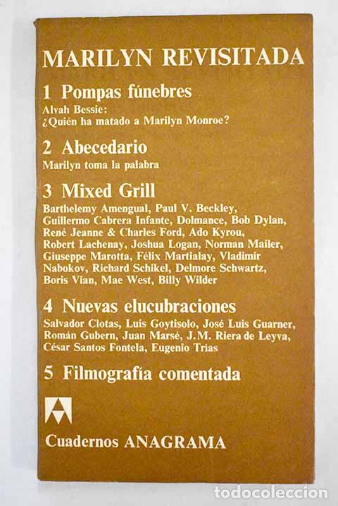 Libros: Marilyn revisitada: Monroe, Marilyn.- Monroe, Marilyn - Foto 1