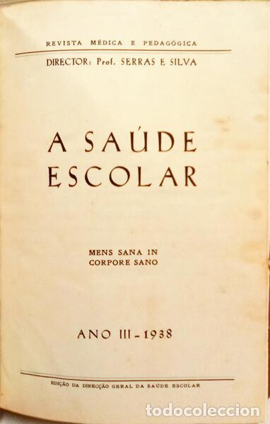 Libros: SA&Uacute;DE (A) ESCOLAR, ANO III, 1958. - Foto 2