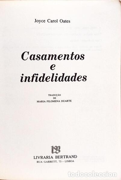 Libros: OATES. (Joyce Carol) - CASAMENTOS E INFIDELIDADES. - Foto 2