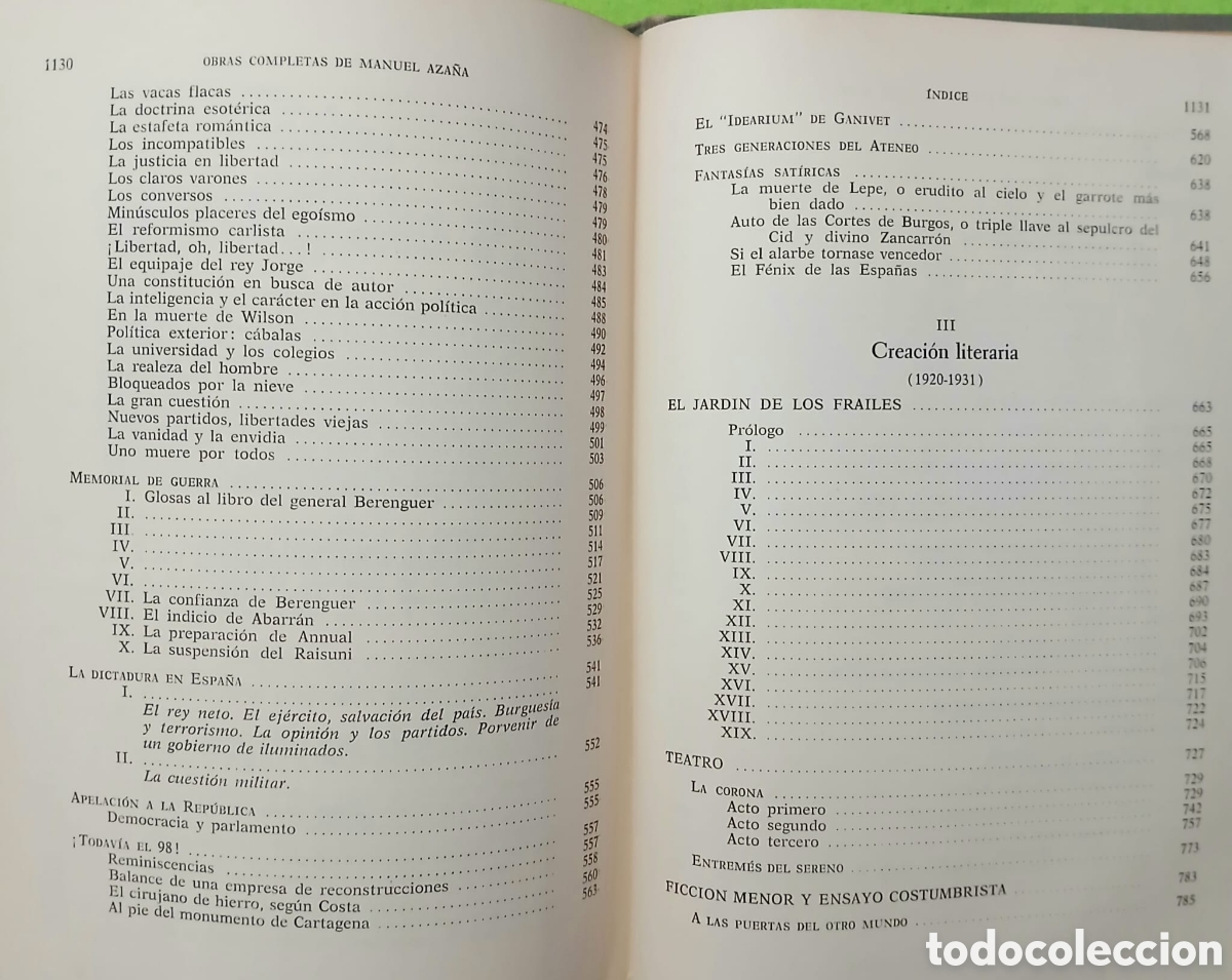Libros: Obras completas Manuel Aza&ntilde;a - Foto 6