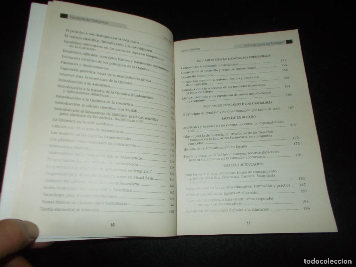 Libros: ESTUDIOS DE POSTGRADO Programa Formaci&oacute;n Profesorado, Gu&iacute;a Curso 2003/2004. UNED. Libro - Foto 4