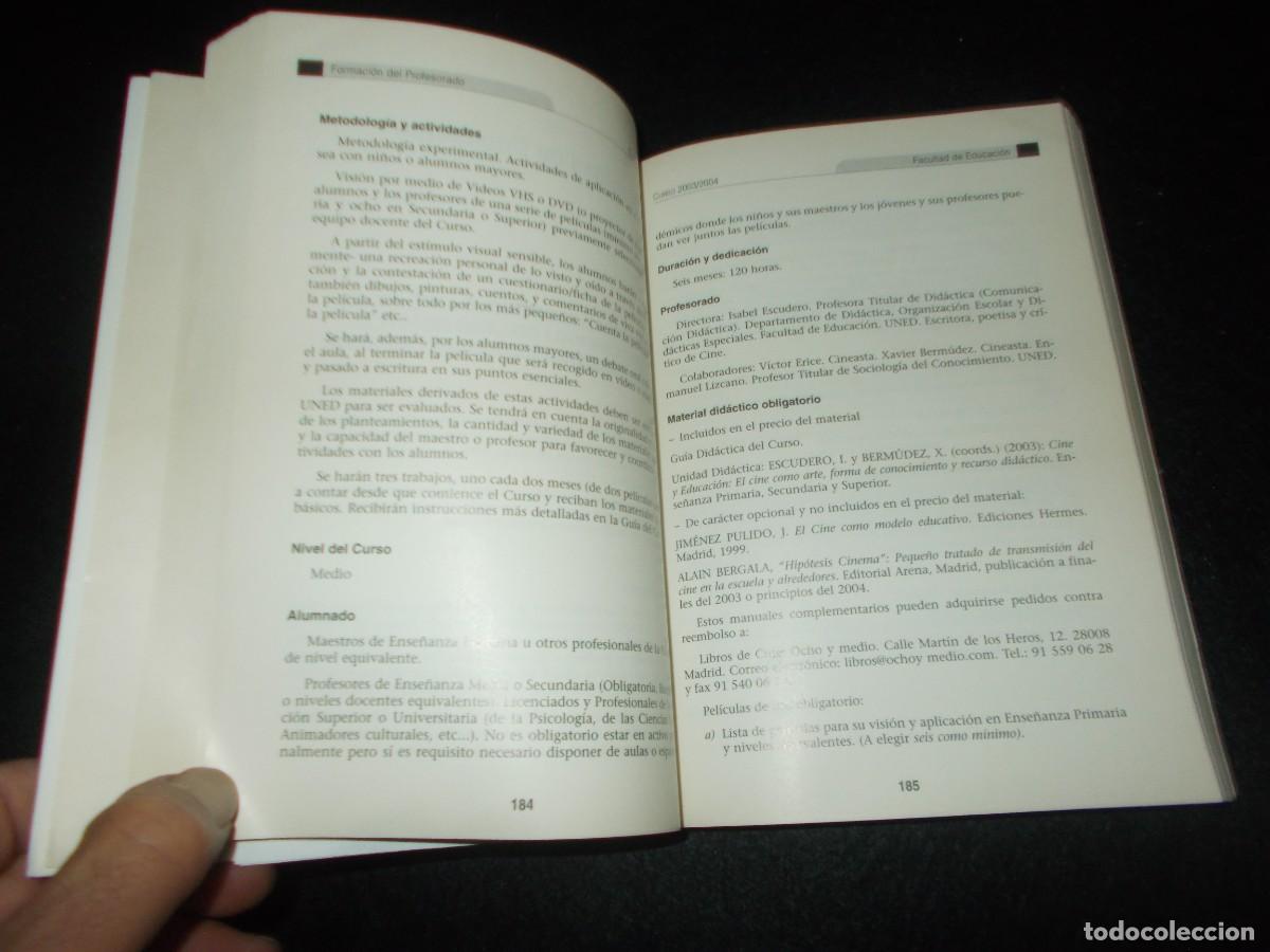 Libros: ESTUDIOS DE POSTGRADO Programa Formaci&oacute;n Profesorado, Gu&iacute;a Curso 2003/2004. UNED. Libro - Foto 5
