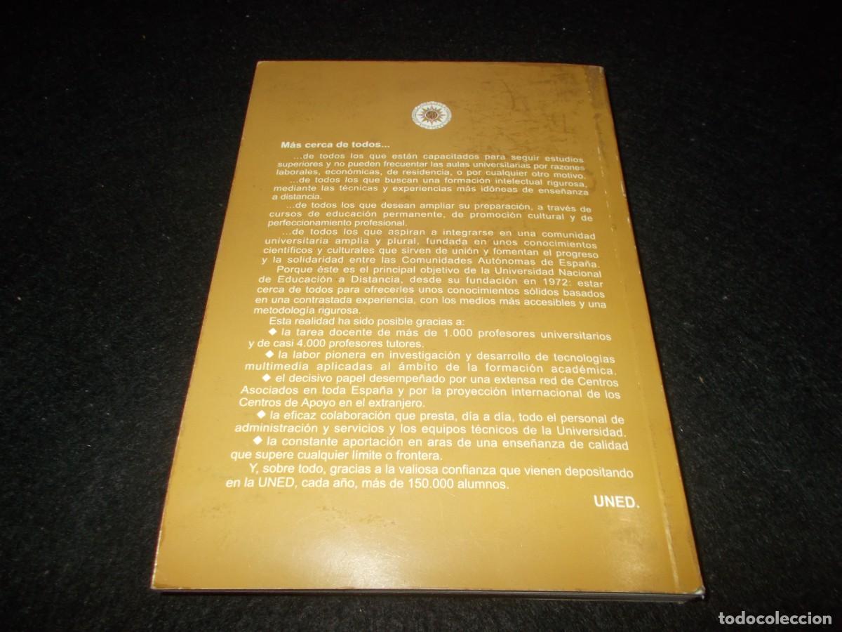 Libros: ESTUDIOS DE POSTGRADO Programa Formaci&oacute;n Profesorado, Gu&iacute;a Curso 2003/2004. UNED. Libro - Foto 6