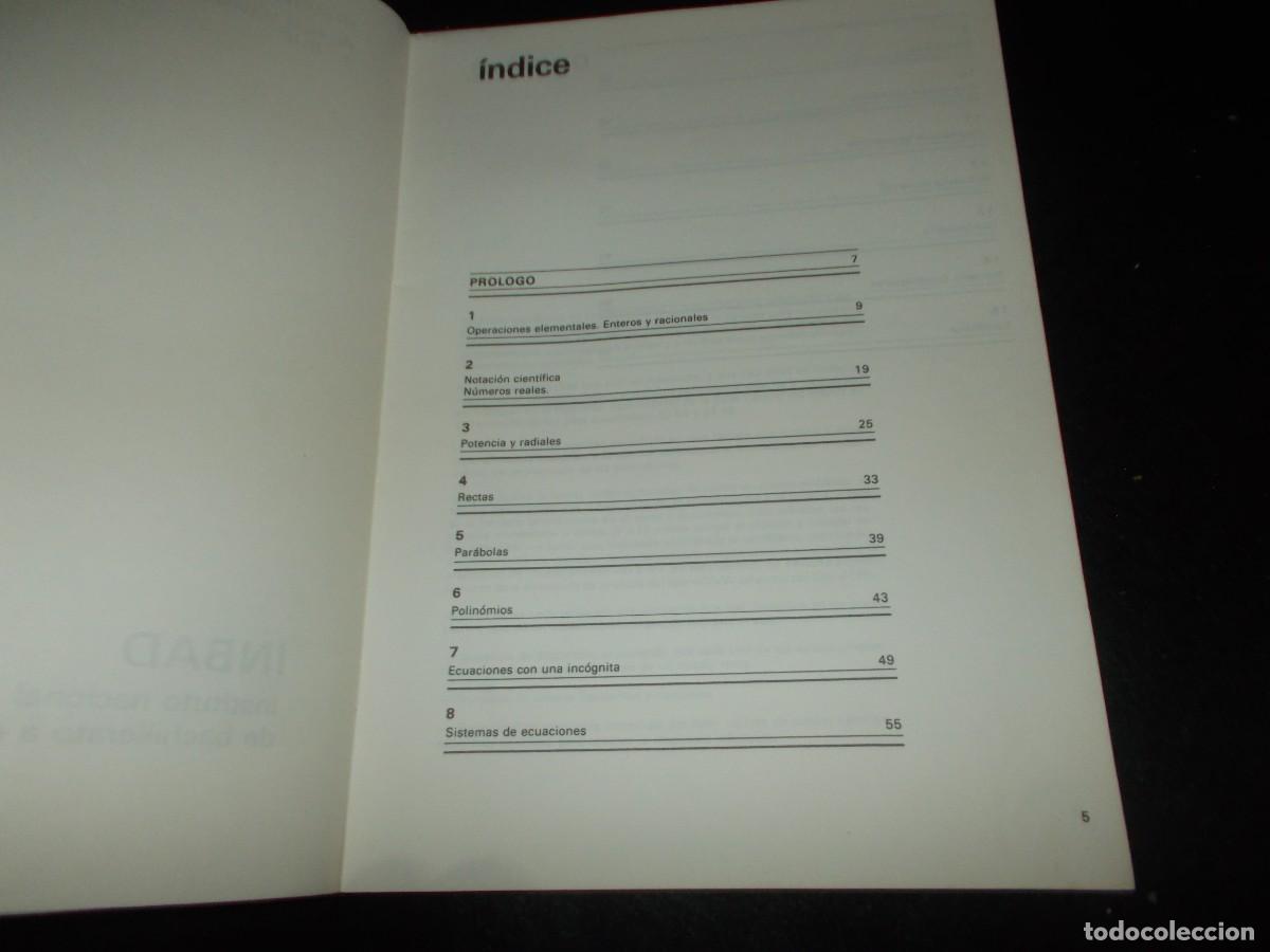 Libros: MATEM&Aacute;TICAS PRUEBAS OBJETIVAS BUP 1&ordm; 1. INBAD. Libro B.U.P. - Foto 2