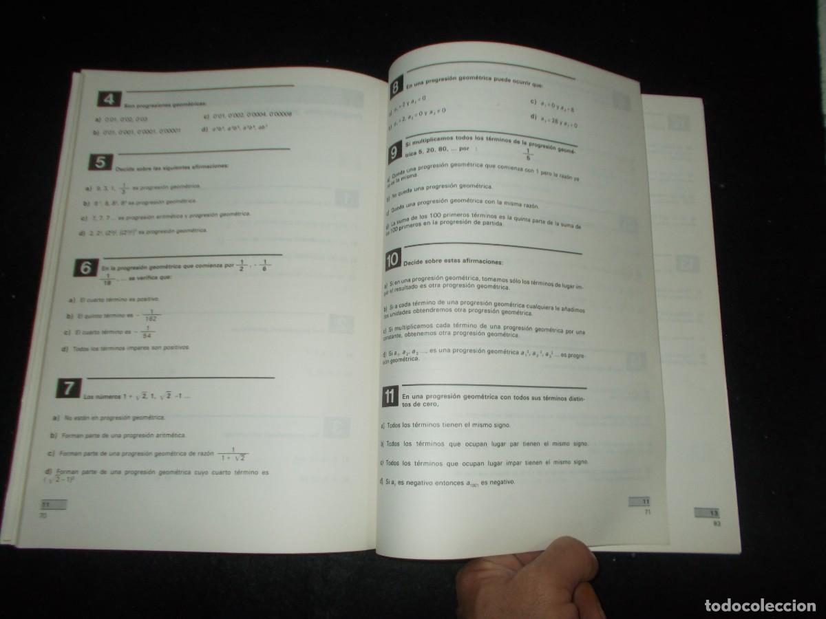 Libros: MATEM&Aacute;TICAS PRUEBAS OBJETIVAS BUP 1&ordm; 1. INBAD. Libro B.U.P. - Foto 6