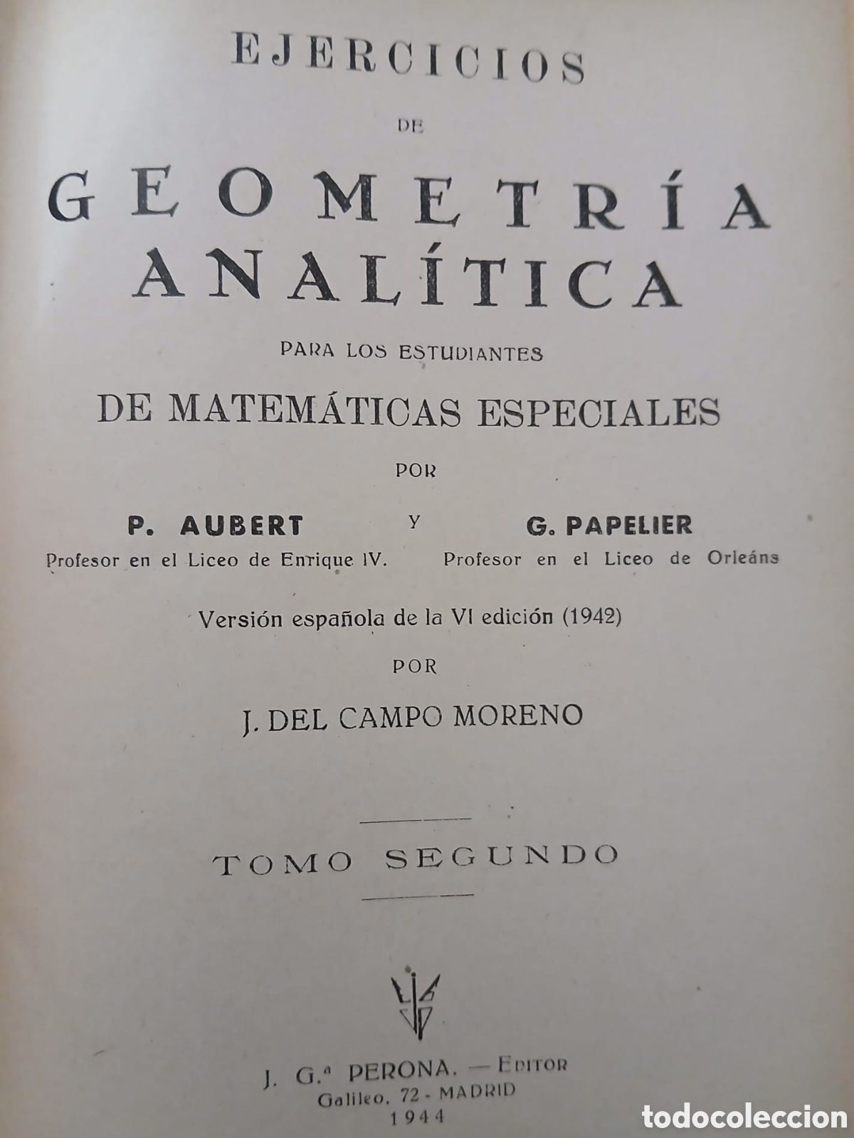 Libros: Ejercicios de geometria analitica - Foto 2