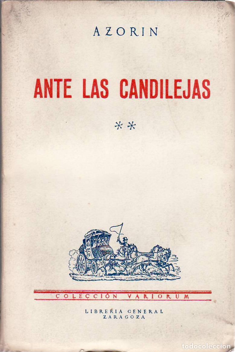 Libros: AZORIN.- - Ante las candilejas. - Foto 1
