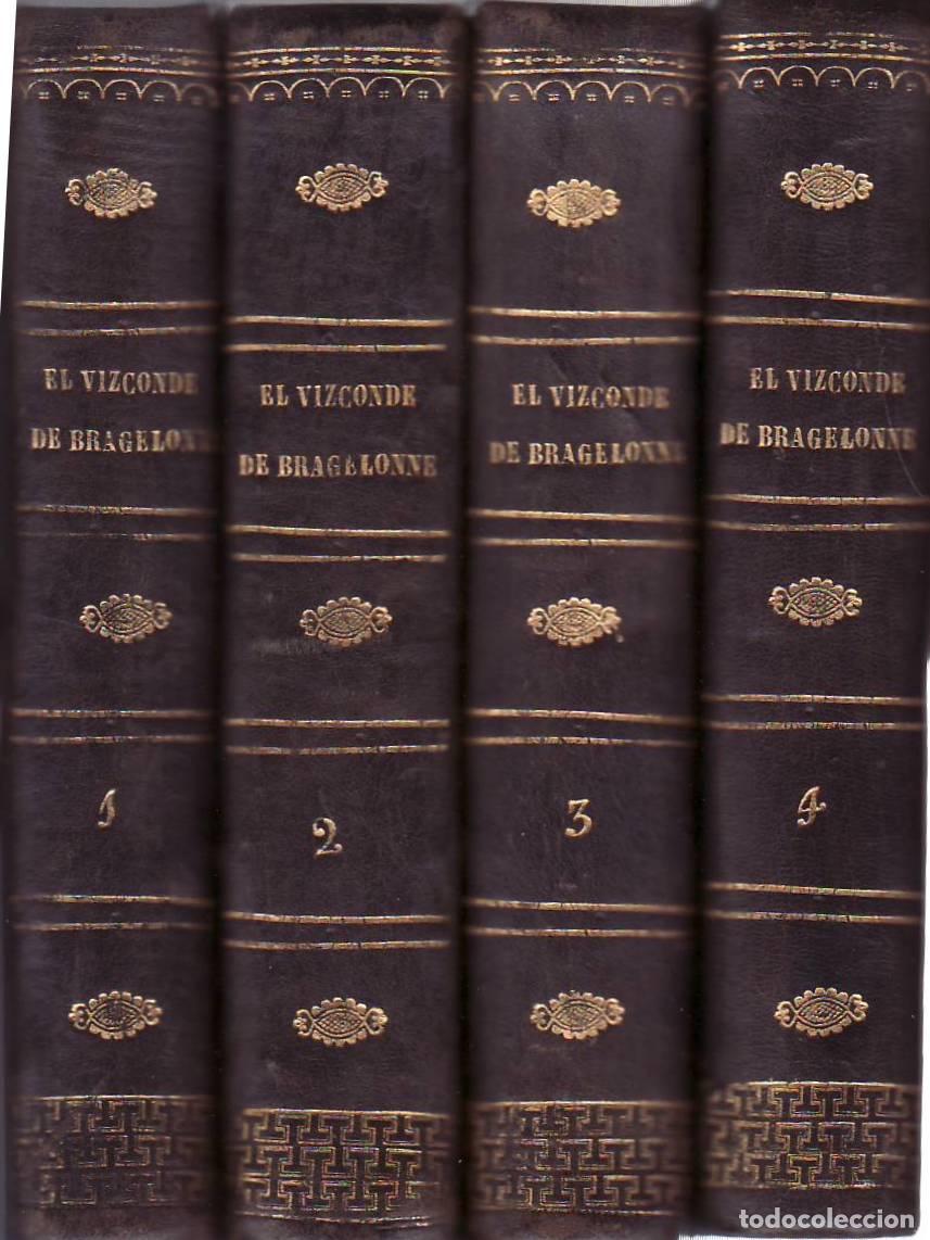 Libros: DUMAS, Alejandro.- - El vizconde de Bragelonne. 4 tomos. - Foto 1