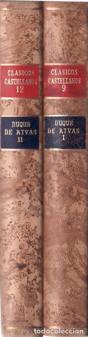 Libros: DUQUE DE RIVAS.- - Romances. 2 tomos. Edici&oacute;n, introducci&oacute;n y notas de Cipriano Rivas Cherif. - Foto 1