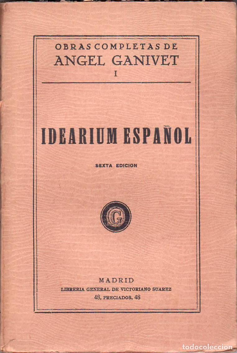 Libros: GANIVET, &Aacute;ngel.- - Idearium espa&ntilde;ol. - Foto 1