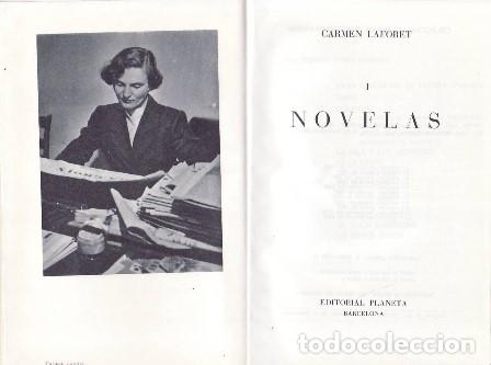 Libros: LAFORET, Carmen.- - Novelas. Tomo I (Nada. Cuentos. La isla y los demonios. La llamada. El &uacute;ltimo ve
