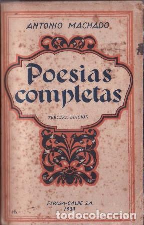 Libros: MACHADO, Antonio.- - Poes&iacute;as completas. - Foto 1