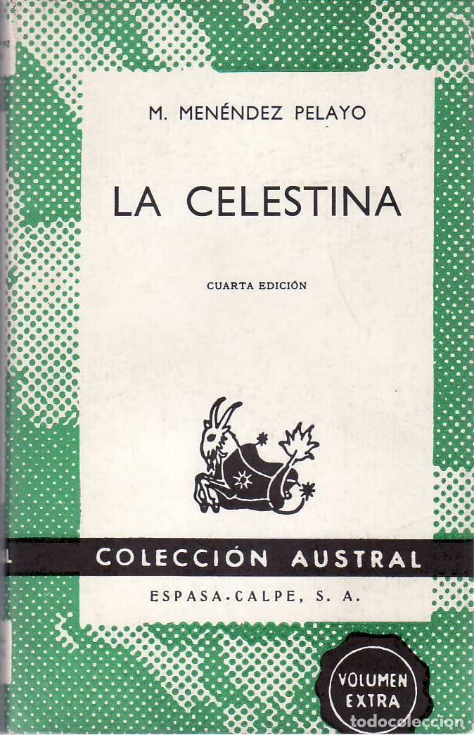 Libros: MENENDEZ PELAYO, M.- - La Celestina. - Foto 1