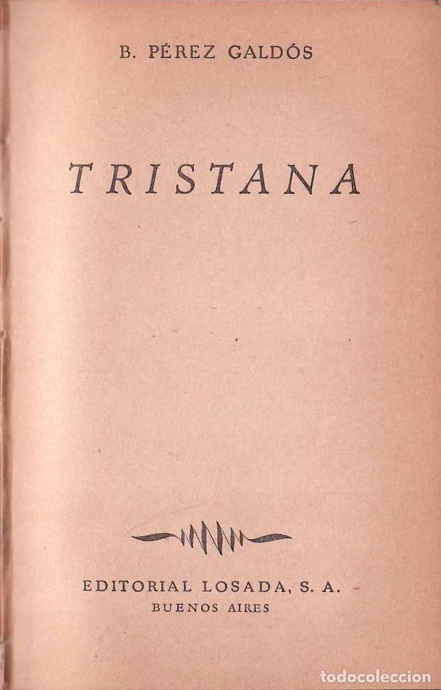 Libros: PEREZ GALDOS, Benito.- - Tristana. Novela. - Foto 1