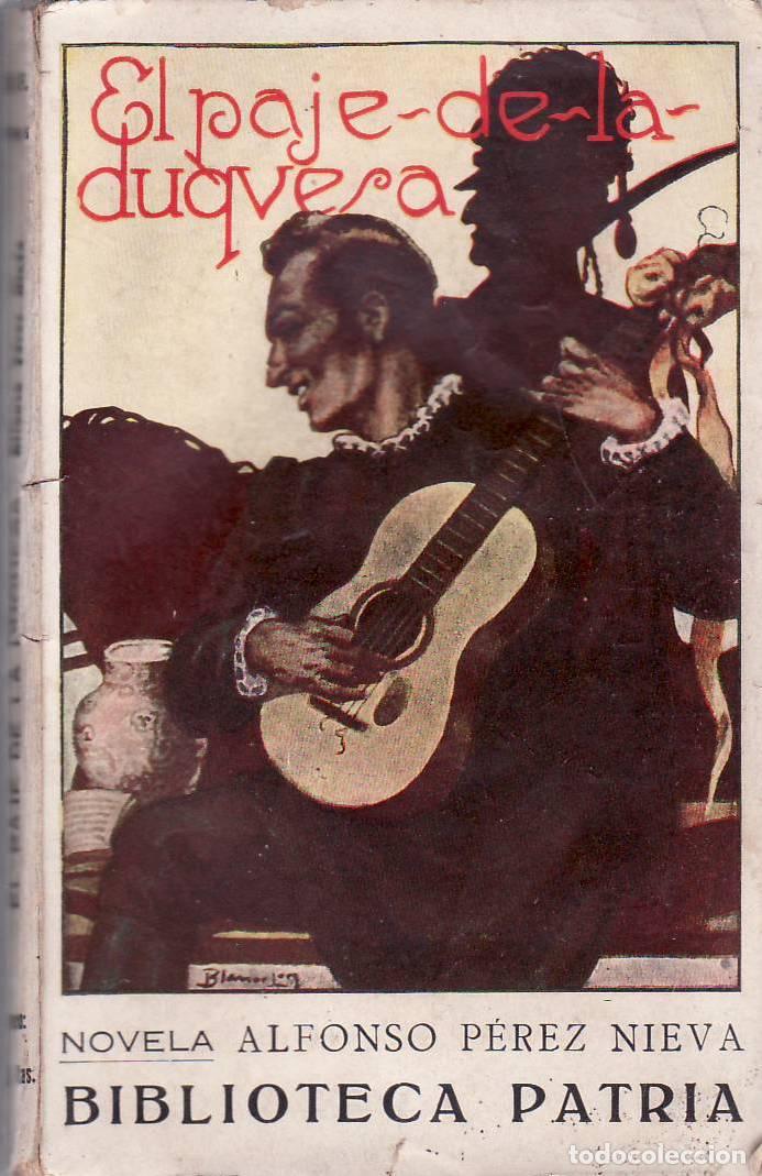 Libros: PEREZ NIEVA, Alfonso.- - El paje de la duquesa. Novela. - Foto 1