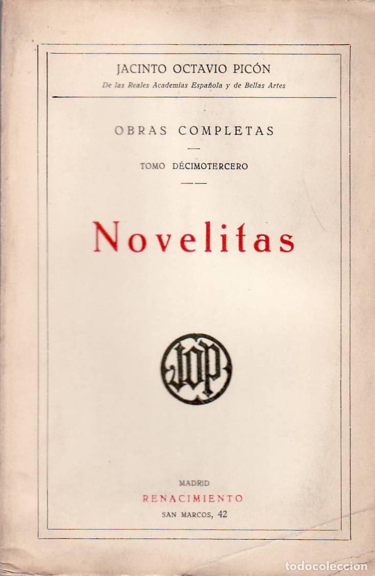 Libros: PICON, Jacinto O.- - Novelitas. - Foto 1