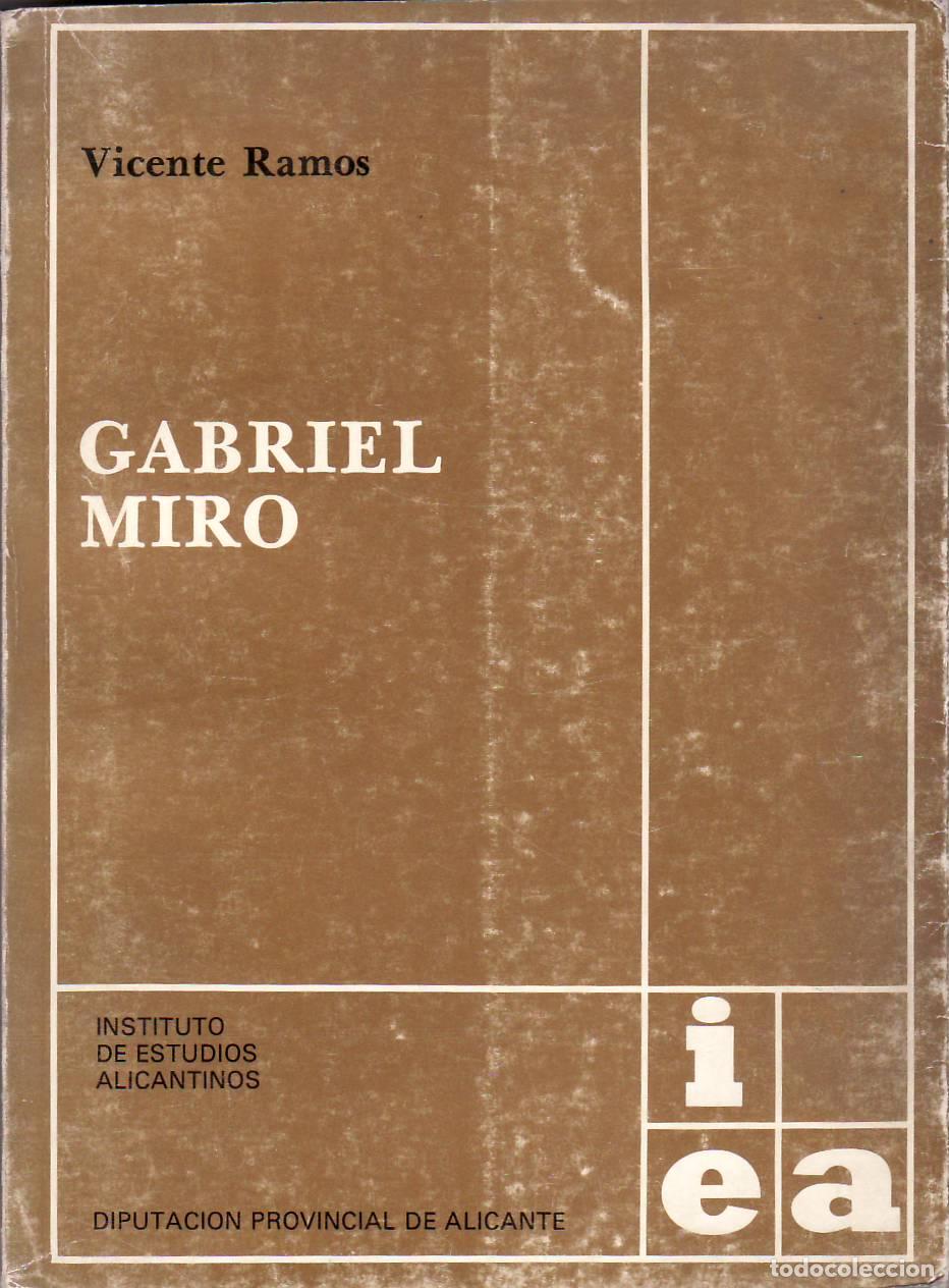 Libros: RAMOS, Vicente.- - Gabriel Mir&oacute;. - Foto 1