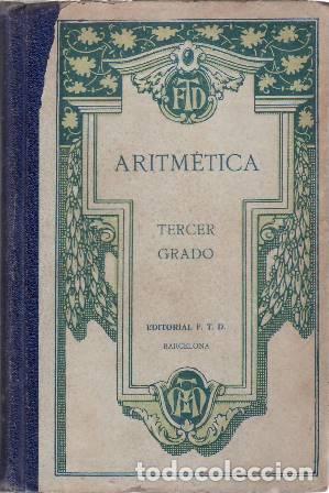 Libros: ARITM&Eacute;TICA.- Tercer grado. - Foto 1
