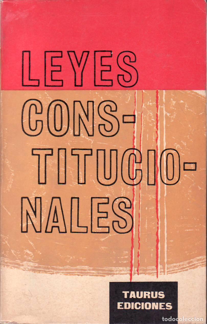 Libros: LEYES CONSTITUCIONALES, I. - Foto 1