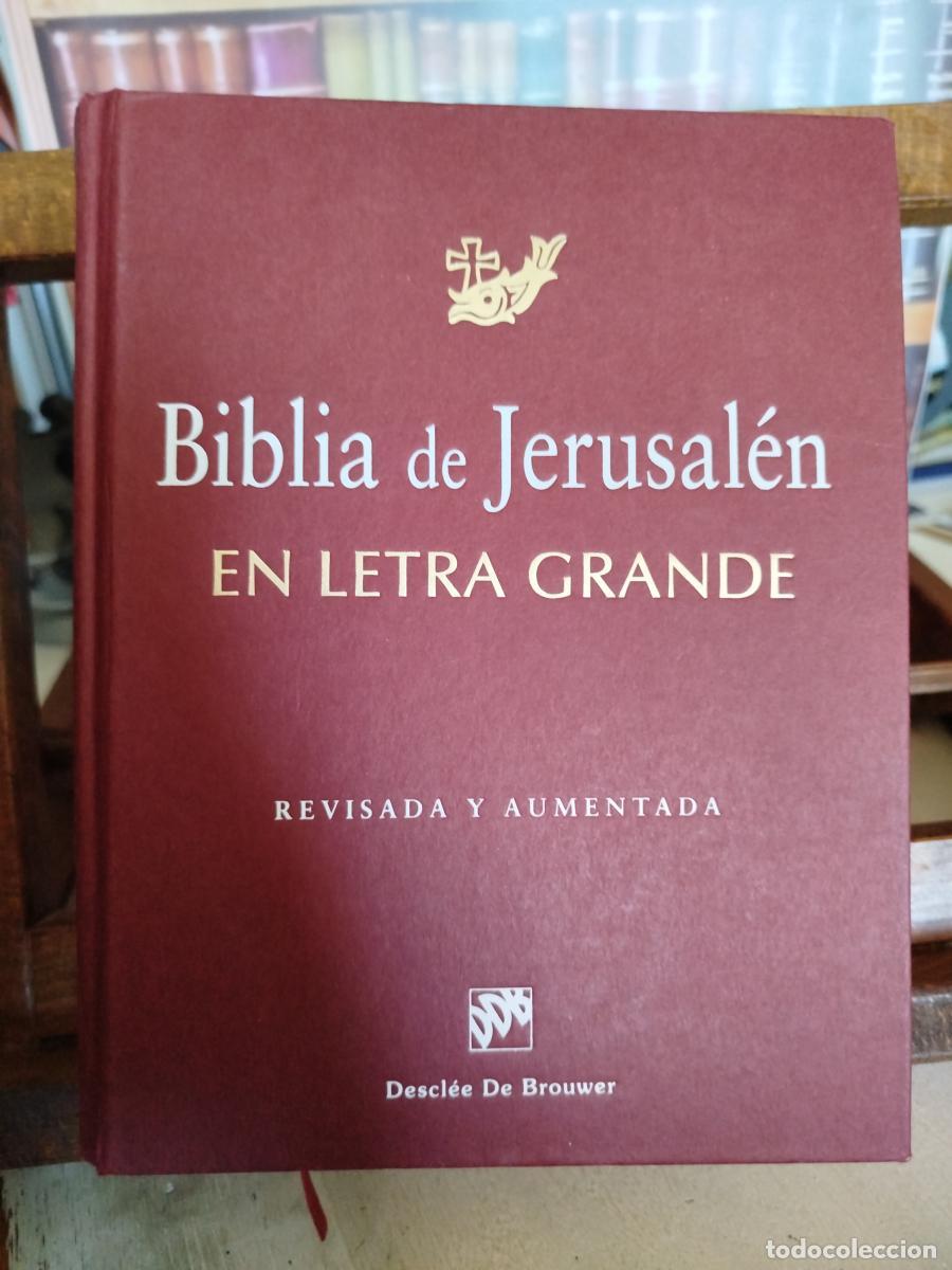 B&uuml;cher: Biblia de Jerusal&eacute;n en letra grande: revisada y aumentada - Escuela B&iacute;blica De Jerusal&eacute;n